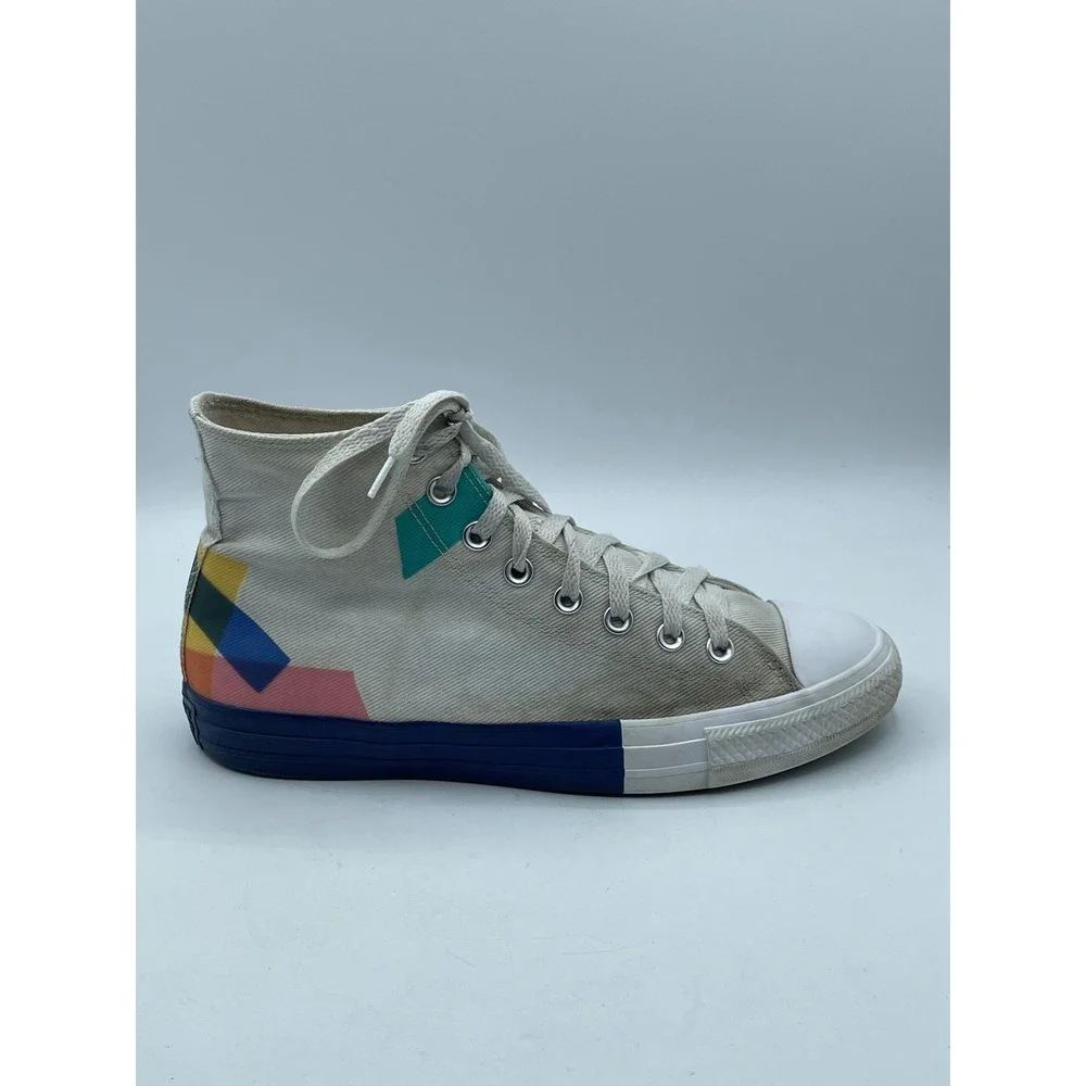 Converse Chuck Taylor All Star Space Racer High Top Sneakers White Mens 7.5